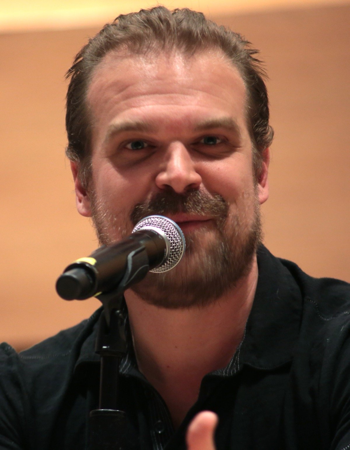 『ストレンジャー・シングス』のホッパー署長役で知られる俳優David Harbour(デヴィッド・ハーバー)、2016年撮影